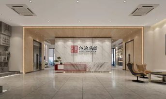 生物科技公司辦公室裝修效果圖，現(xiàn)代簡約的科學(xué)養(yǎng)生