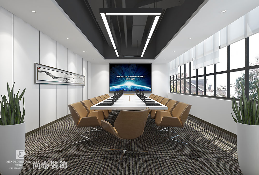 深圳龍華富安娜工業(yè)園國家高新技術企業(yè)辦公樓裝修設計