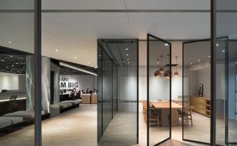 辦公室裝修設(shè)計，裝修效果圖：連結(jié)上生活溫度的Office Living